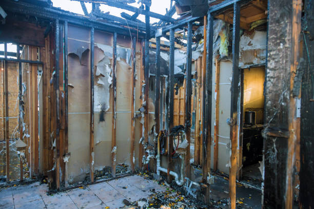 Professional Fire Damage Removal technician working in North Bethesda, MD
